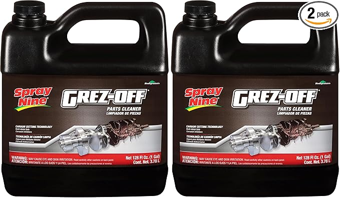 Spray Nine 22701 Grez-Off Heavy Duty Degreaser, 1 Gallon (Packaging may Vary) (Pack of 2)