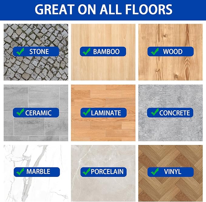 ALLMIX Hard Floor Cleaner, Floor Cleaning Tablets for Mopping, Eco-Friendly Gentle & Deep Cleaning Solution for All Hard Floors, Perfect for Mop Buckets - Lemon Scent (15Pcs - Individually Packaged)