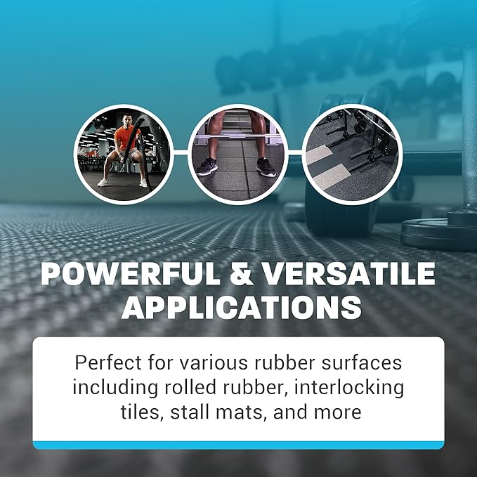 Zogics Rubber Flooring Cleaner and Degreaser – Cleaner Concentrate and Heavy Duty Degreaser for Rubber Floors and Mats, Biodegradable and Non Toxic Cleaner (4 Gallons/Case)