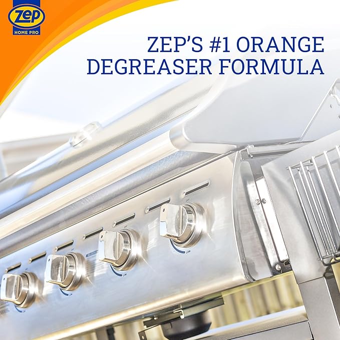 Zep Home Pro Orange Plus Kitchen Degreaser - 24 Fl. Oz. - R49506 - Pro Trusted Cleaning Power: Now in Refreshing Scents & Family Friendly Formulas (6)…
