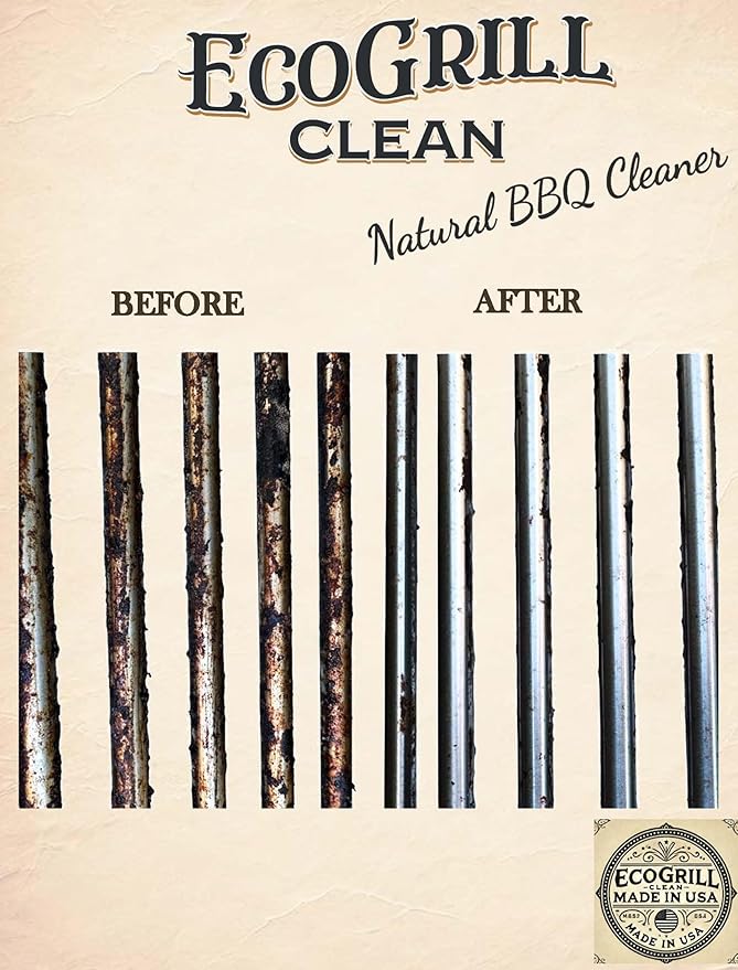 – All-Natural & Eco-Friendly, Non-Toxic & Fume-Free Heavy-Duty BBQ Grill Cleaner & Degreaser | Biodegradable | Fresh Citrus Scent | Safe for Grills, Smokers, Flat Tops & More