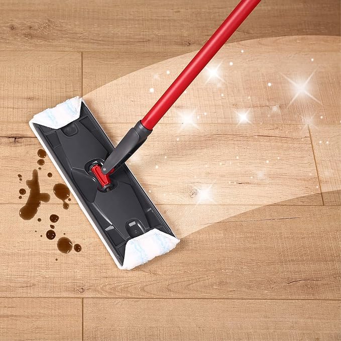 3 Pack Mop Pads Refills, Microfiber Reusable Replacement Mop Pads Flat Replacements Heads for Wet Or Dry Floor Cleaning