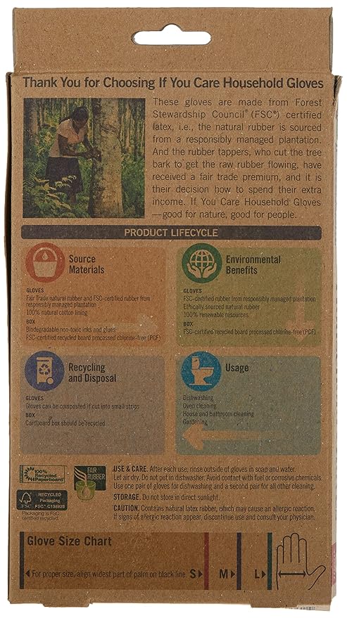 IF YOU CARE Household Gloves - Small 1 Pack(S),Green