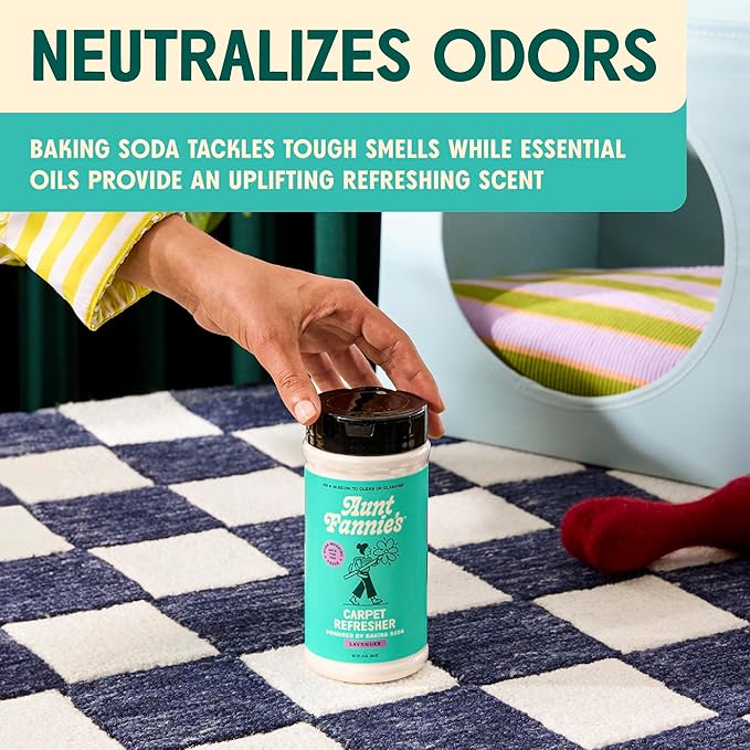 Aunt Fannie's Bundle: Floor Cleaner Vinegar Wash, Lavender + Carpet Refresher, Lavender