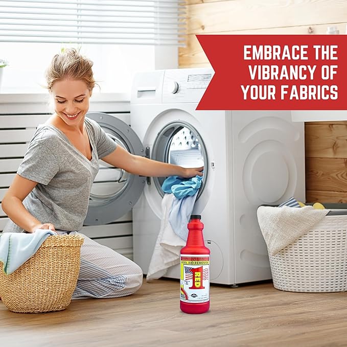 Pro's Choice Red 1 Food Dye Color Remover, Fabric Stain Remover for Kool Aid or Synthetic Food Colors/Dyes, Red Wine Stain Remover for Clothes Laundry, Carpet and Couch, Spot Removal Solution (32 oz)