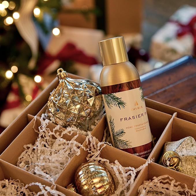 Thymes Home Fragrance Mist – Room Air Fresheners for Home Long Lasting – Air Freshener Spray – Pine Room Spray with Notes of Crisp Siberian Fir Needles, Cedarwood & Sandalwood (Frasier Fir, 3 oz)