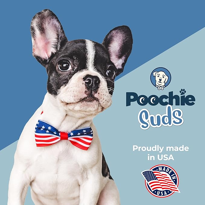 Poochie Suds Pet Laundry Detergent, Enzyme Cleaner and Odor Remover, Hypoallergenic and Fragrance-Free Pet Safe Detergent for Dog and Cat Bedding, Blankets, Toys and Gear, Made in USA, 16 fl oz