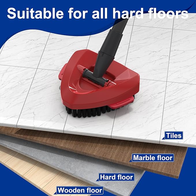 Scrubber Mop Head for O Cedar RinseClean Spin Mop 2 Tank System, Replace Head for OCedar Spin Mop Scrub Brush Head,