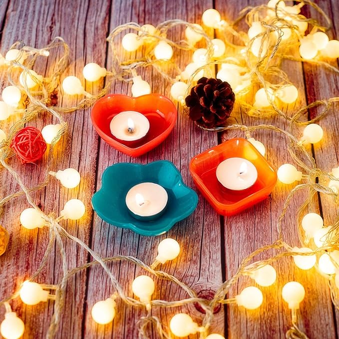 Gartful 3 Pieces Dish Resin Molds, Silicone Jewelry Tray Molds, Storage Container Epoxy Resin Casting Molds for Jewelry Ring Holders, Soap Dish, Candle Holder, 3 Styles(Flower & Heart & Square)