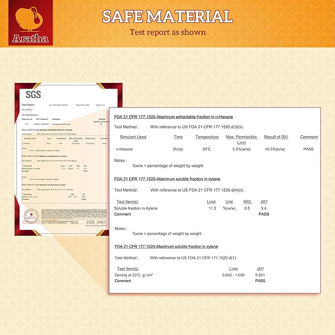 5 Gallon Bucket Liner Bags, 5.5 Mil, 5 Pack, Food Grade & BPA Free Brine Bags for Marinating & Food Storage