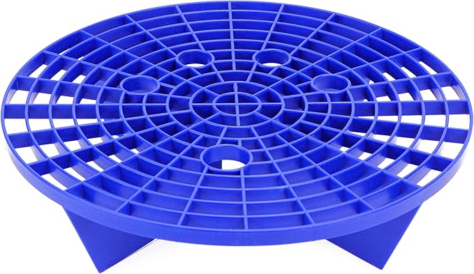 VIKING Automotive Bucket Insert Grit Trap for Car Wash and Detail Kits, Helps Remove Dirt and Debris from Microfiber, Mitts, Cloths, and Sponges, Blue