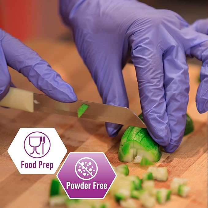 MedPride Powder-Free Nitrile Exam Gloves, Medium, Case/1000 (100 Count (Pack of 10))