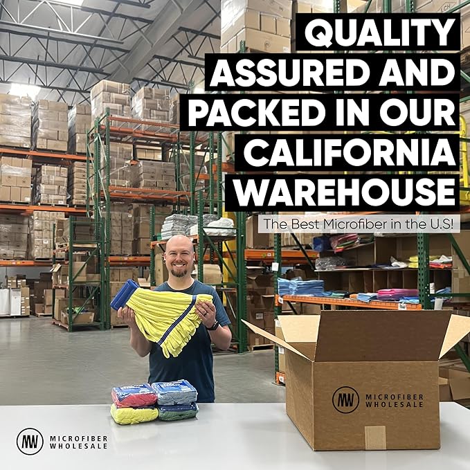 Commercial Mop Head Replacement – 1 Pack Medium Green Microfiber Tube Mop (14 oz.) | Industrial Wet Mops | Refill Heads, Machine Washable, Heavy Duty | Hardwood, Tile, Laminate, Vinyl Floors