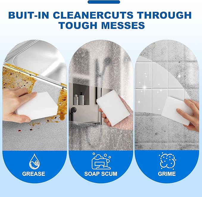 Melamine Sponges 1.18in - 21 Pack Sink, Bathtub & Tile Cleaner(Extra-Thick)