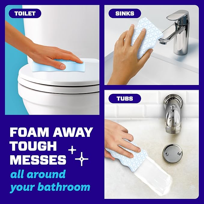 Mr. Clean Magic Eraser Foaming Sponge, All Purpose Cleaner, Dawn Cleaning Power, Ultra Foamy, 7ct