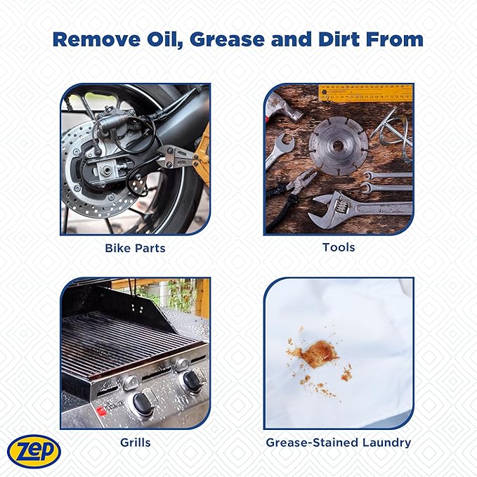 Zep Fast 505 Cleaner and Degreaser - 1 Gallon - ZU505128 - Great for Grills, Plastics, Metal, and More! (4)