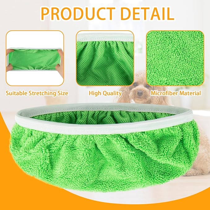Reusable Dry Sweeping Cloths Microfiber Wet Mop Pads Compatible with Swiffer Sweeper Mop Replacement Sweeping Mopping pad Refills for Hardwood Surface Floor Cleaning (16PCS)