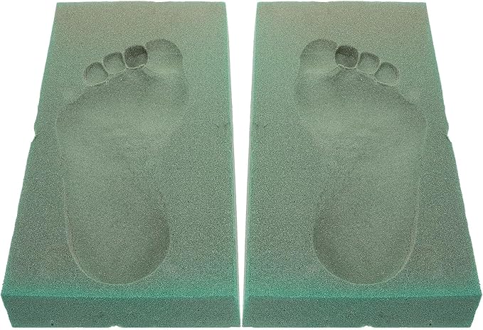 GLEAVI Box Foot Molding Box Foam Foot Mold Casting Kit Casting Kit DIY Print Foam Orthotic Shoe Inserts Insole Impression Carton 3D Bellows Manual