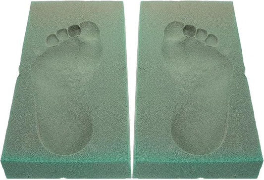 GLEAVI Box Foot Molding Box Foam Foot Mold Casting Kit Casting Kit DIY Print Foam Orthotic Shoe Inserts Insole Impression Carton 3D Bellows Manual