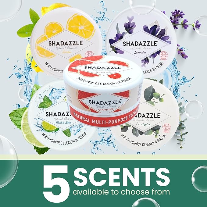 Shadazzle Natural All Purpose Cleaner and Polish – Eco friendly Multi-purpose Cleaning Product (1 Pack, Eucalyptus)