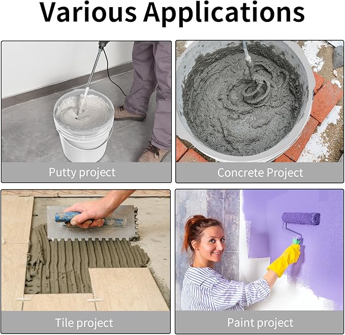 5 Gallon Silicone Bucket Liner - Reusable Measuring Mixing Liner for Concrete, Mortar, Grout, Paint - Food Grade Non-Stick with Measurement Marks - Easy to Clean & Durable (Gray)