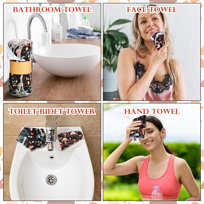 36 Pack Reusable Cleaning Cloths Washable Cotton Kitchen Towels for Home