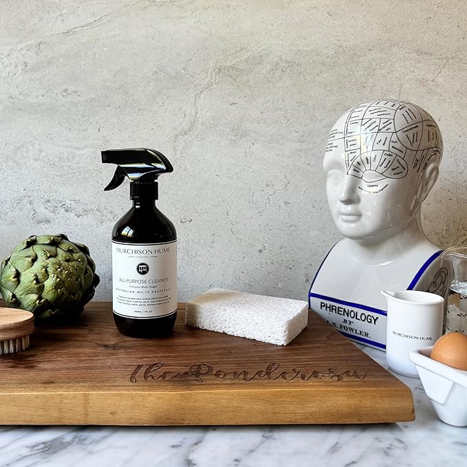 Murchison-Hume All-Purpose Cleaner - Vegan, Plant-Based, and Biodegradable Formula, Safe for Household Surfaces, 17 fl. Oz Refillable Spray Bottle - Pack of 2 (Australian White Grapefruit)