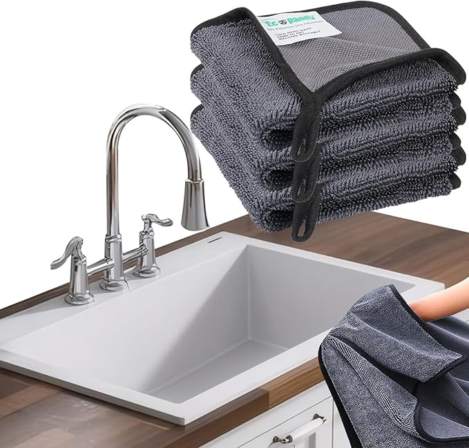 Shiny Bath Wipes Cleaning Cloths,3pcs Shiny Bath Drying Towels,Shower Doors Drying Towels,16*24in Streak Free Glass Window Car Mirror Super Absorben Microfiber Cleaning Cloths(3pcs grey16*24")