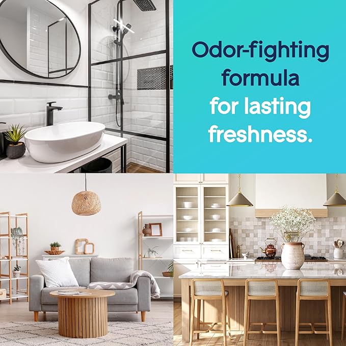 Glade Air Freshener Room Spray, Dewdrop Petals, Odor Fighting to Deliver Long Lasting Freshness, 8 Oz, 6 Count