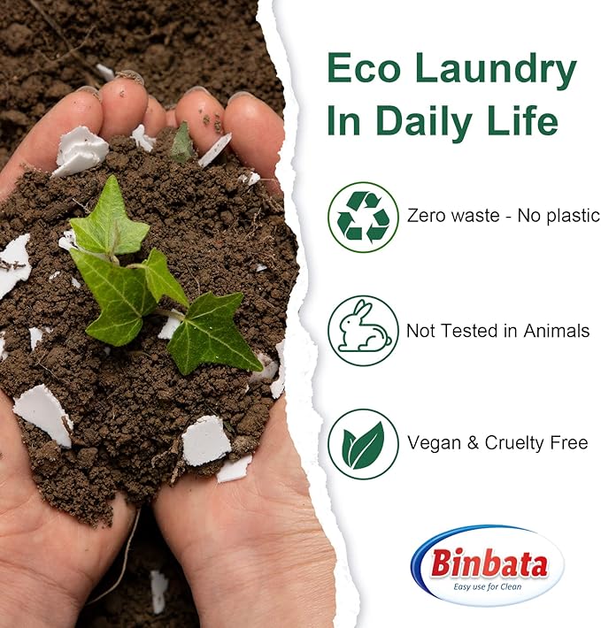 Laundry Detergent Sheets - Up To 128 Loads, Hypoallergenic, Eco-Friendly Forest Scent, Biodegradable, Plastic Free, Liquidless Laundry Sheets Suitable for Sensitive Skin