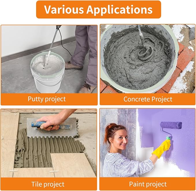 5 Gallon Silicone Bucket Liner - Reusable Measuring Mixing Liner for Concrete, Mortar, Grout, Paint - Food Grade Non-Stick with Measurement Marks - Easy to Clean & Durable (Light Green)