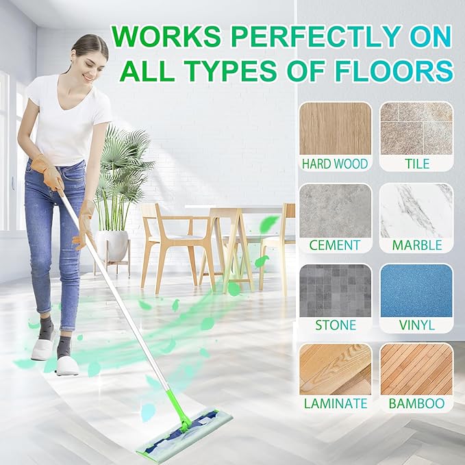 20 Count XL Wet Mopping Cloths for Swiffer Sweeper XL Mop - Disposable X-Large Wet Pad Refills - Multi-Surface Wet Wipes Mopping Pads Refill for Floor Cleaning