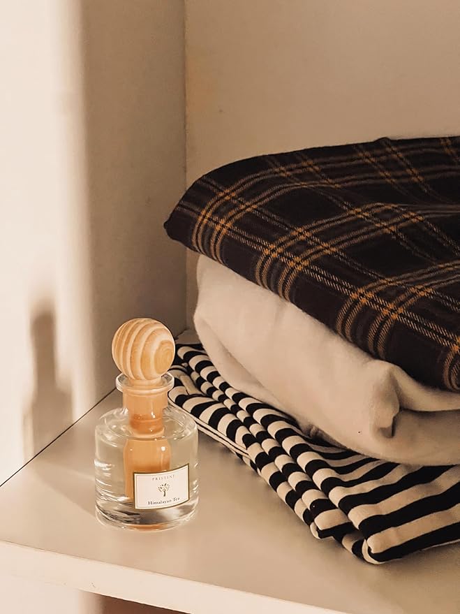 PRISTINE Himalayan Tea/Inspired by Westin Hotel Ball Diffuser for Wardrobe | Fresh Bergamot/White Tea Cabinet Air Freshener Diffusers, Mini Diffuser Decor | Air Freshener for Closets
