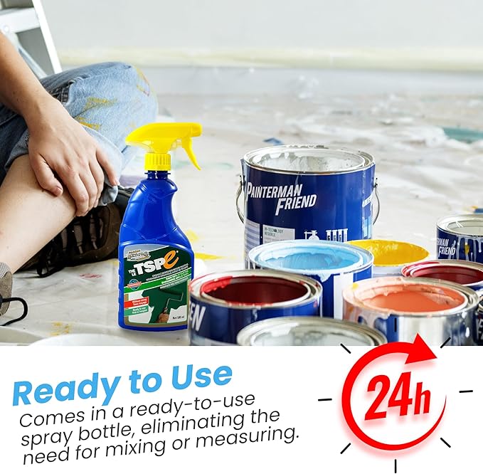 TSPE Cleaner - 500ml / 16.9 oz Phosphate-Free Degreaser and Pre-Paint Surface Prep - Biodegradable, No-Rinse Formula (2)