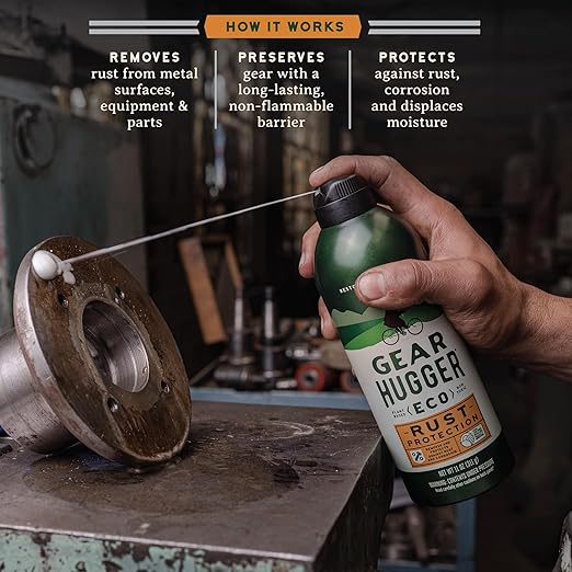 Gear Hugger Lubricant, Degreaser & Rust Remover - Eco-Friendly (11 oz, Pack of 3), Garage Door Lubricant Spray, Heavy Duty Oven Cleaner & Rust Protection - Plant-Based, No Petroleum, No PTFE, Green
