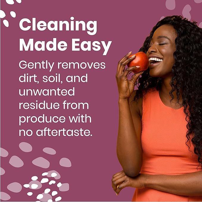 Good Salt Home Fresh Extend Fruit and Vegetable Wash, Natural Produce Cleaner, Made in the USA, 32 Ounce Bottle, 2-Pack