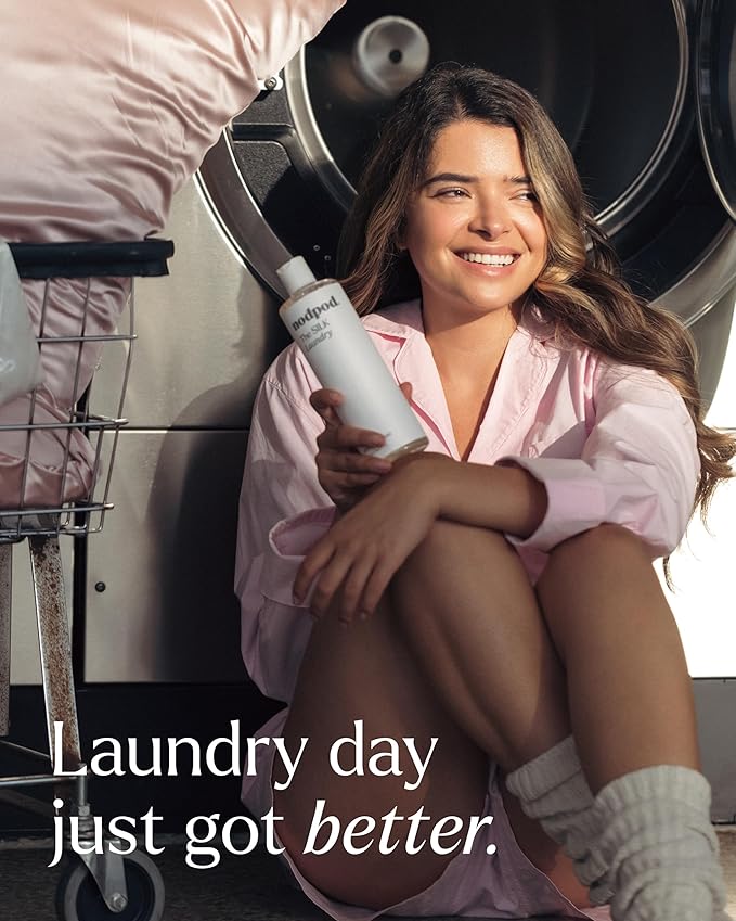 Nodpod Silk Wash - Gentle Silk Laundry Detergent - Liquid Laundry Soap with No Added Dyes or Fragrances - 500ml / 16.9 fl oz