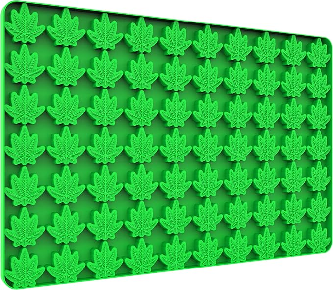 Leaf Silicone Molds For Chocolate Gummy Candy, Leaf Wax Melts Molds with Scraper (leaf)