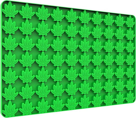 Leaf Silicone Molds For Chocolate Gummy Candy, Leaf Wax Melts Molds with Scraper (leaf)