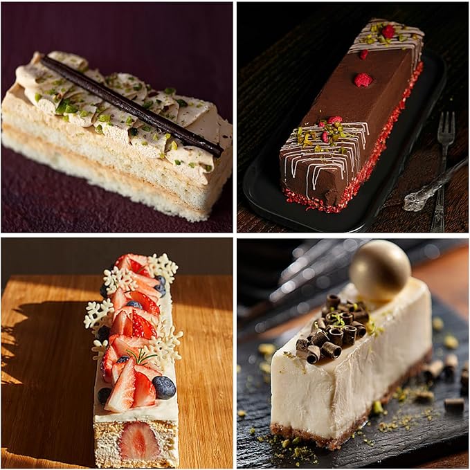 2 Pack Granola Bar Mold Silicone Mold,12 Cavity Rectangle Energy Bar Mold,Cereal Bar Molds for Ganache, Chocolate Bar, Truffles, Cheesecake