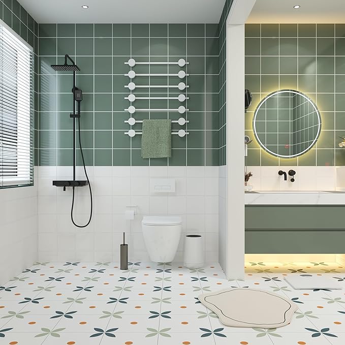 Toilet Brush and Holder Set Premium Material Toilet Bowl Cleaner Free Standing Toilet Bowl Brush and Holder 1pack Gun Grey