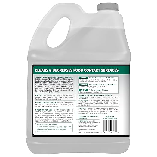 Simple Green Pro Food Service Cleaner 1 Gal