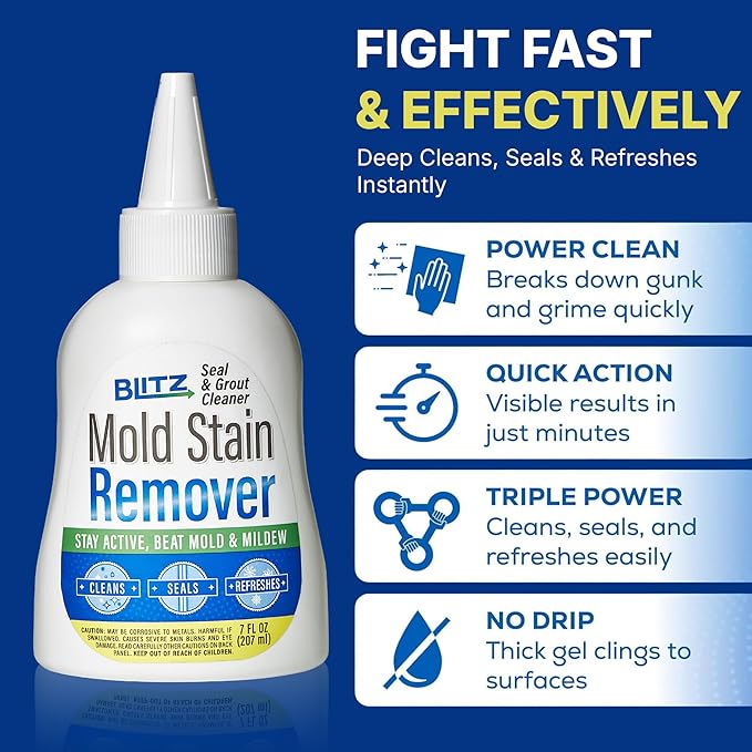 Heavy Duty Gel Cleaner – Thick Gel Formula for Bathrooms, Showers, Washing Machines, Grime, Grunk and Tiles – Targets Tough Stains and Odors – No Harsh Scrubbing Required – Easy to Apply