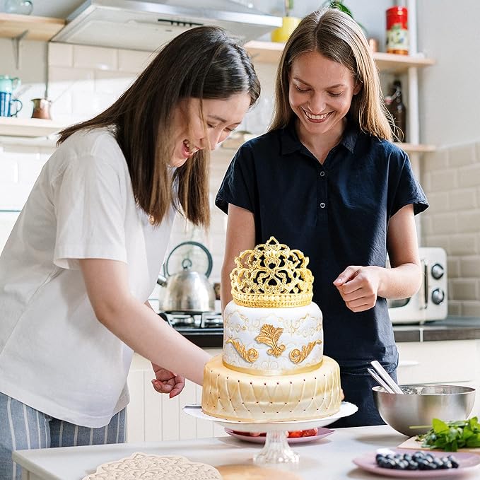 Baroque Silicone Molds, Border Chocolate Scroll Fondant Molds, for Baroque Cake, Lace Cake Cupcake Decorating, Candy, Polymer Clay, Resin, in Christmas, Halloween, Birthday Party