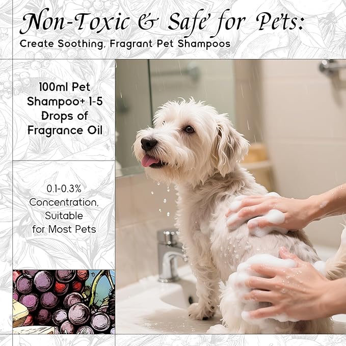 HIQILI Grape Fragrance Oil for Diffuser & Oil Burner, Fruity Scents for Making Candles, Hand Soap, Air Freshener, Long Lasting - 1 Fl Oz