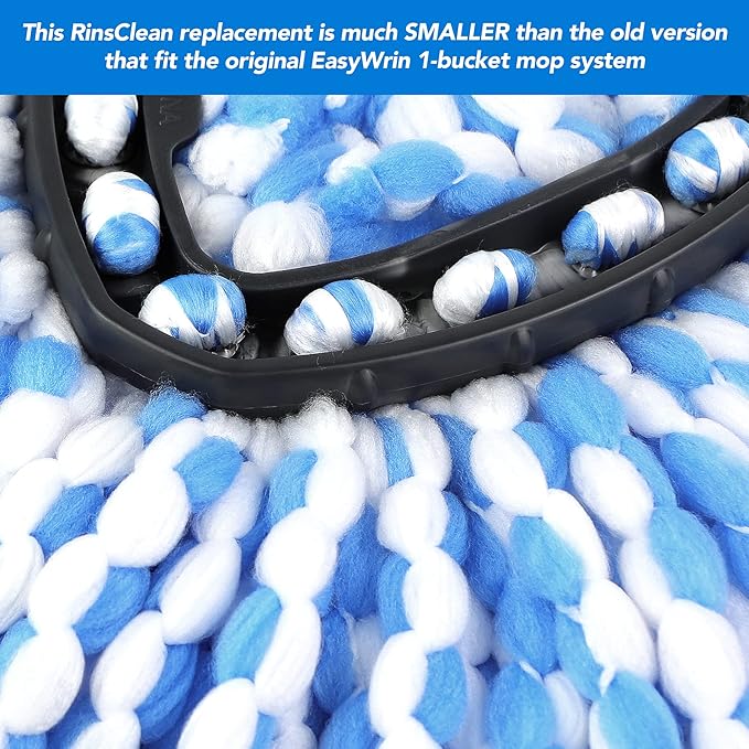 3 Pack Mop Replacement Heads for O-Ceda RinseClean Spin Mop, Microfiber Spin Mop Refills, Easy Cleaning Mop Head Replacement Refill