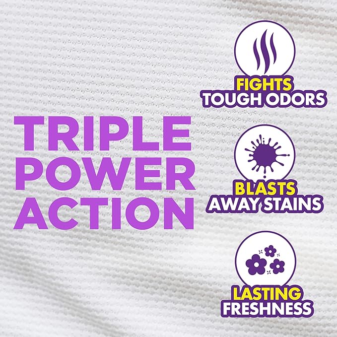 Arm & Hammer Plus OxiClean Odor Blasters Fresh Burst, 160 Loads Liquid Laundry Detergent, 208 Fl oz