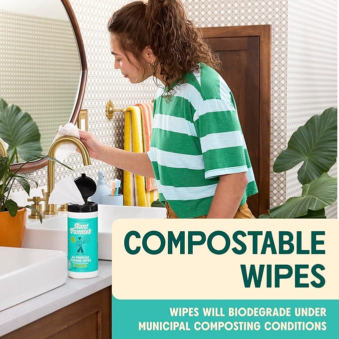 Aunt Fannie's Multi-Surface Vinegar Cleaning Kit: All Purpose Spray, Wipes, and Floor Cleaner (Eucalyptus, Cleaning Bundle)