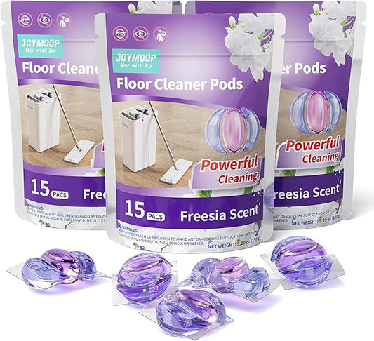 JOYMOOP Floor Cleaner for Mopping, 45 PCS Mopping Solution, Hardwood Floor Cleaner, Works Perfectly with Mop Bucket