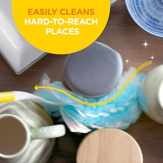 Swiffer Dusters Refill for Cleaning, Made by SWIFFER, Feather & Microfiber Duster Disposable Alternative, for Dusting Furniture, Blinds, Ceiling Fans, Helps Remove Allergens, Gain Scent, 18 Count